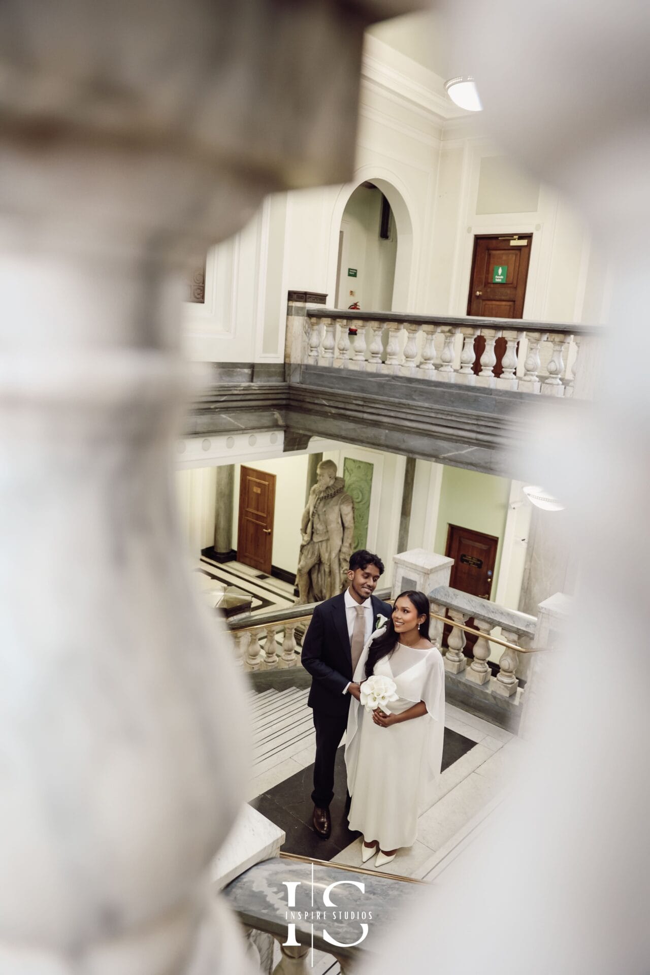 Wedding ceremony moments captured by photographer in Islington London