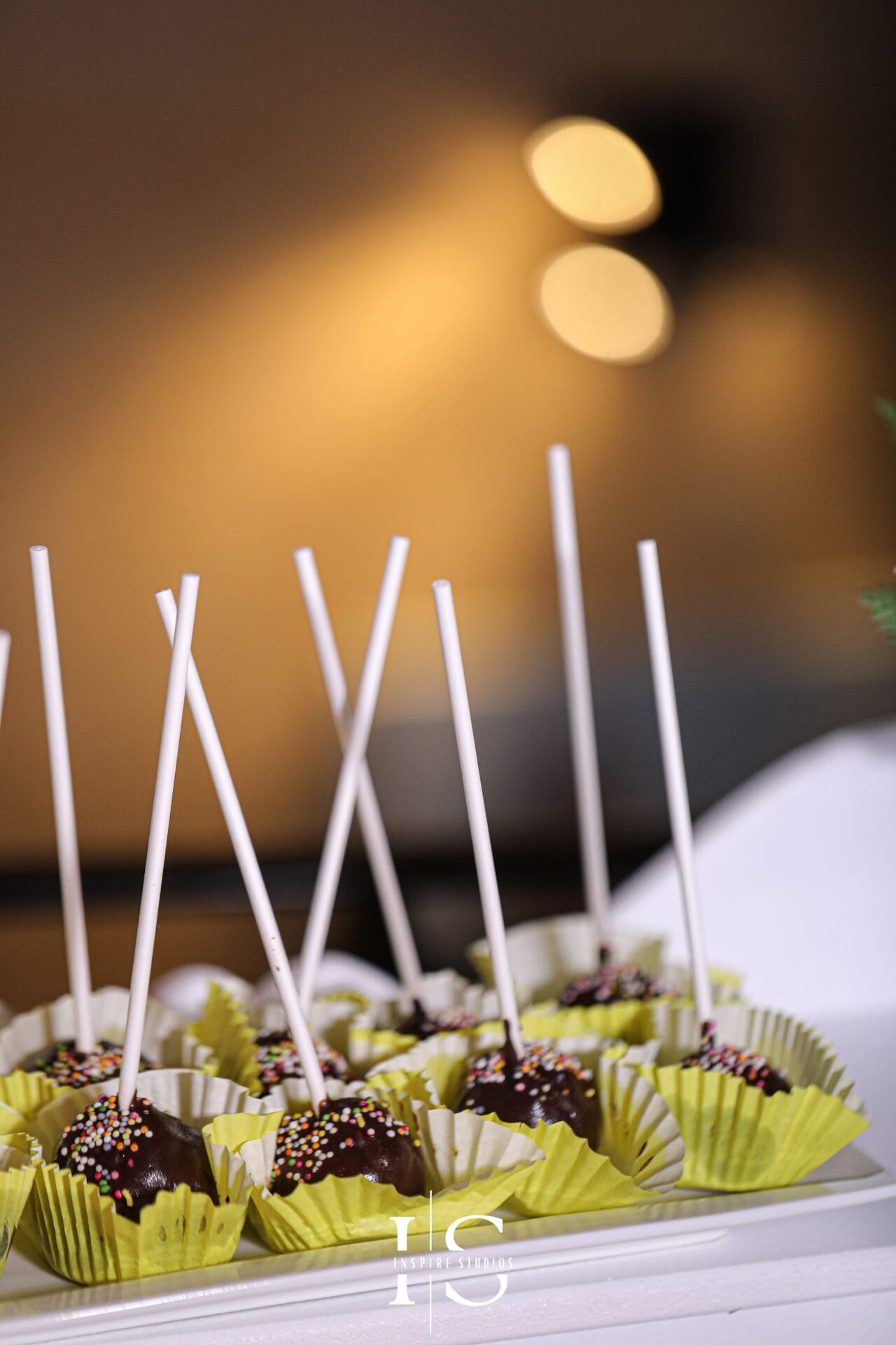 London christening venue desserts arranged for a family celebration after the ceremony.