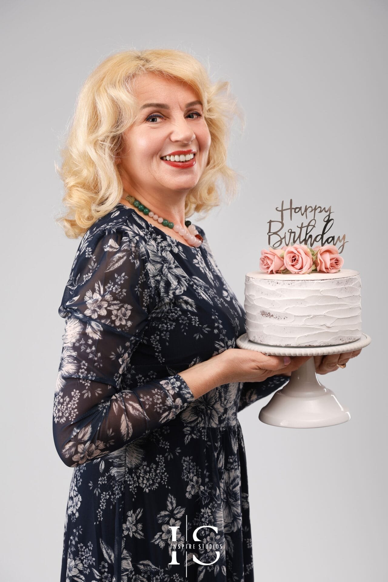 65th birthday photoshoot portraits in London at Inspire Studios