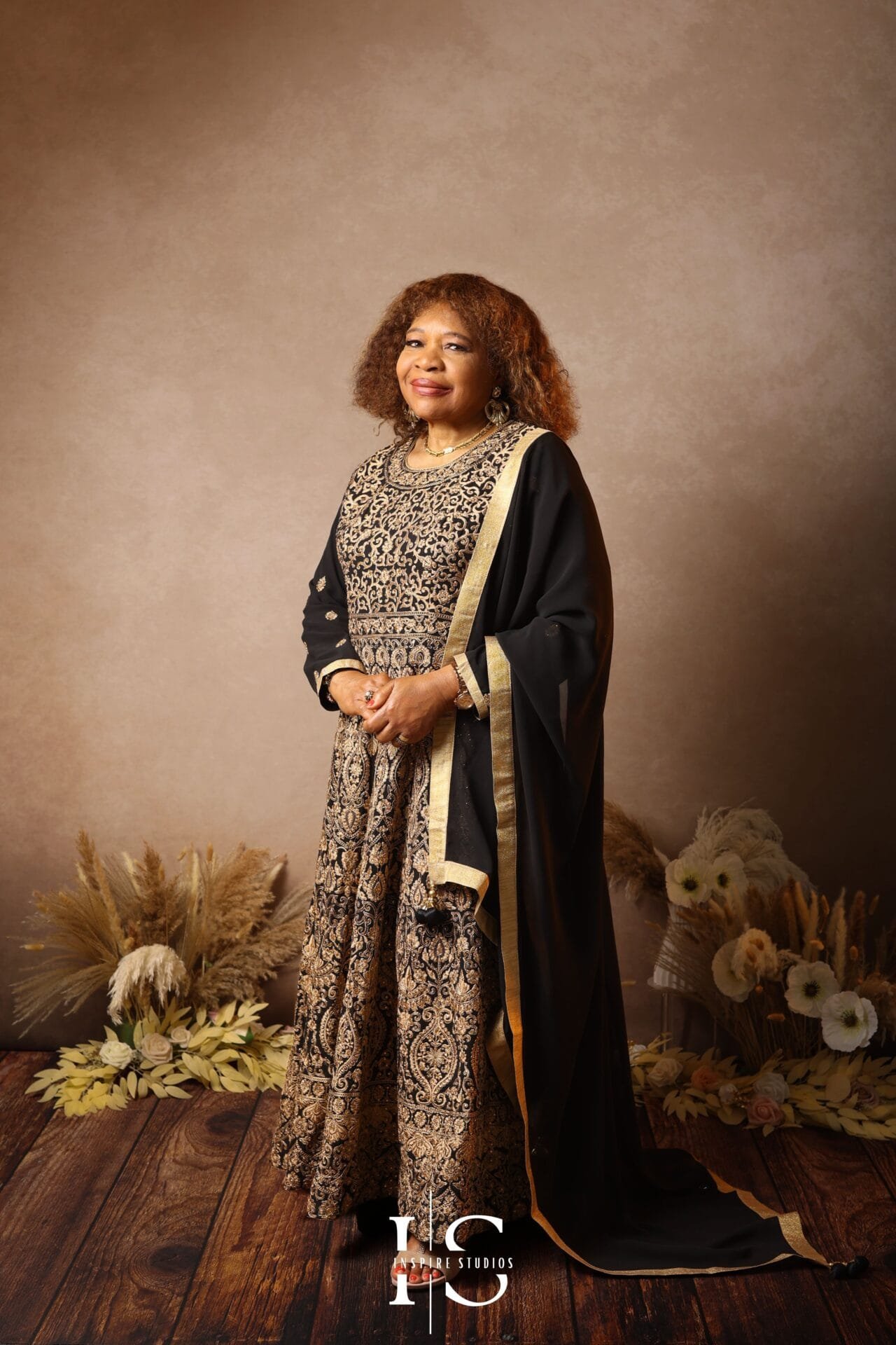 80th birthday photoshoot in Walthamstow at Inspire Studios