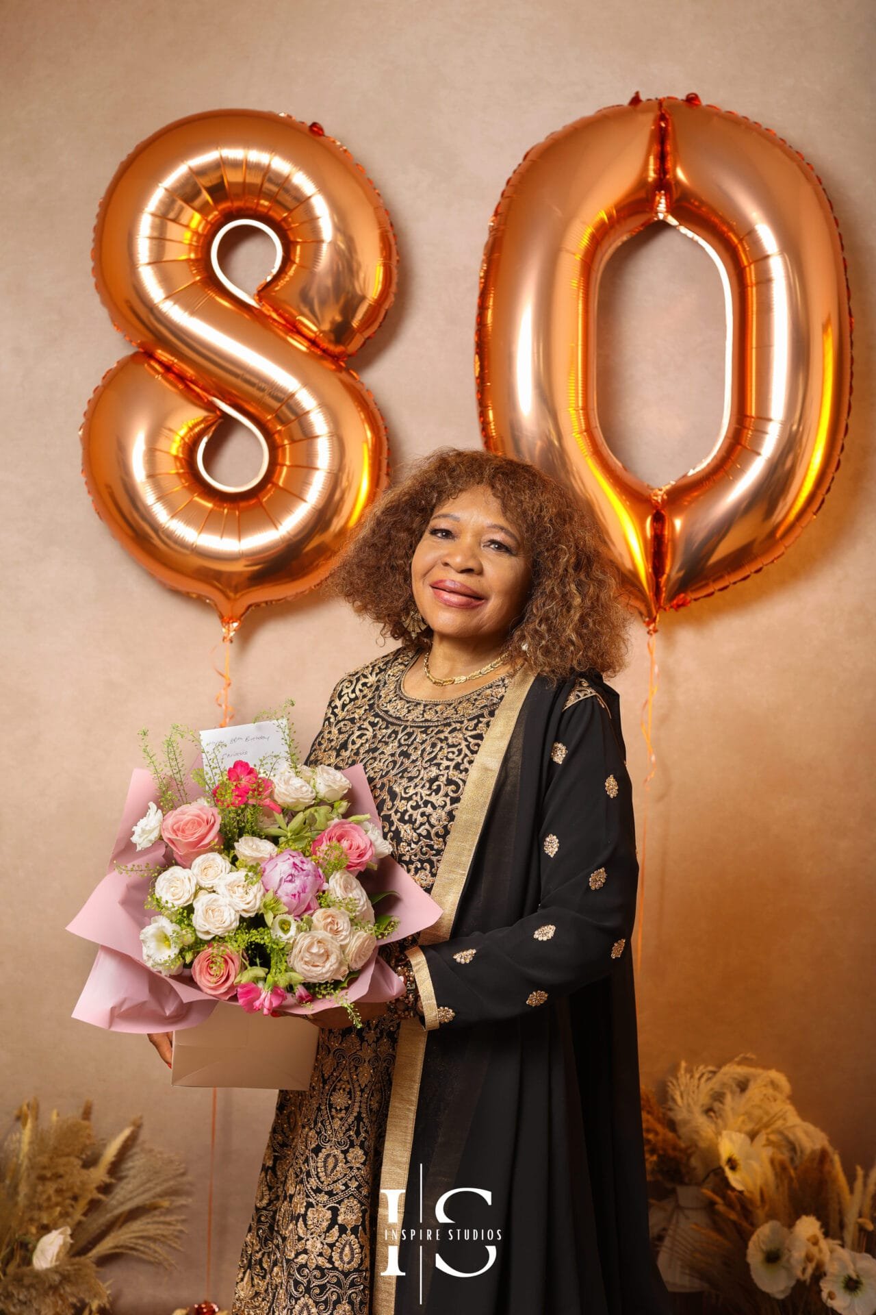 80th birthday portraits in London photographed at Inspire Studios