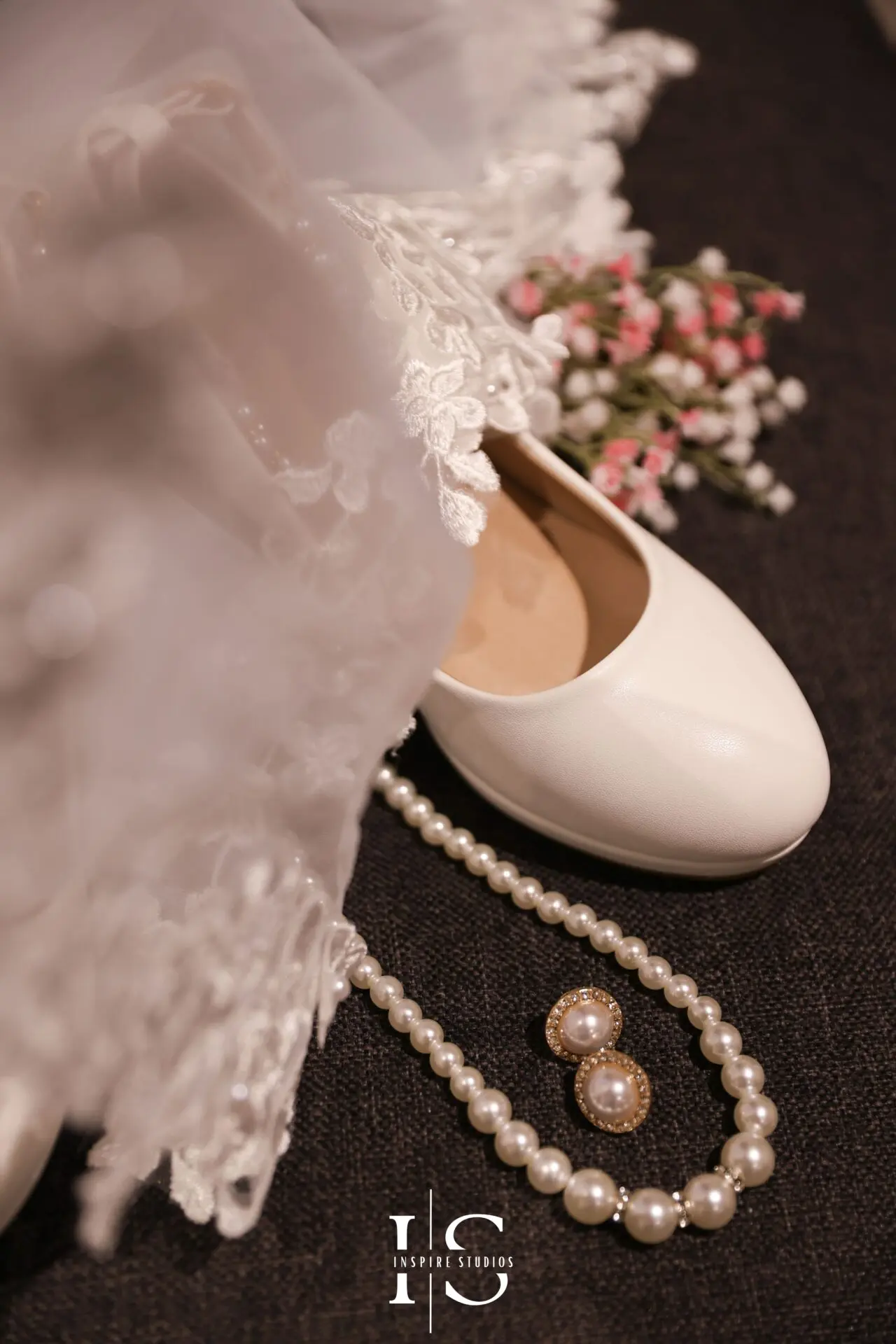 Natural portrait of a Filipino bride getting ready before her civil wedding ceremony at Danson House.