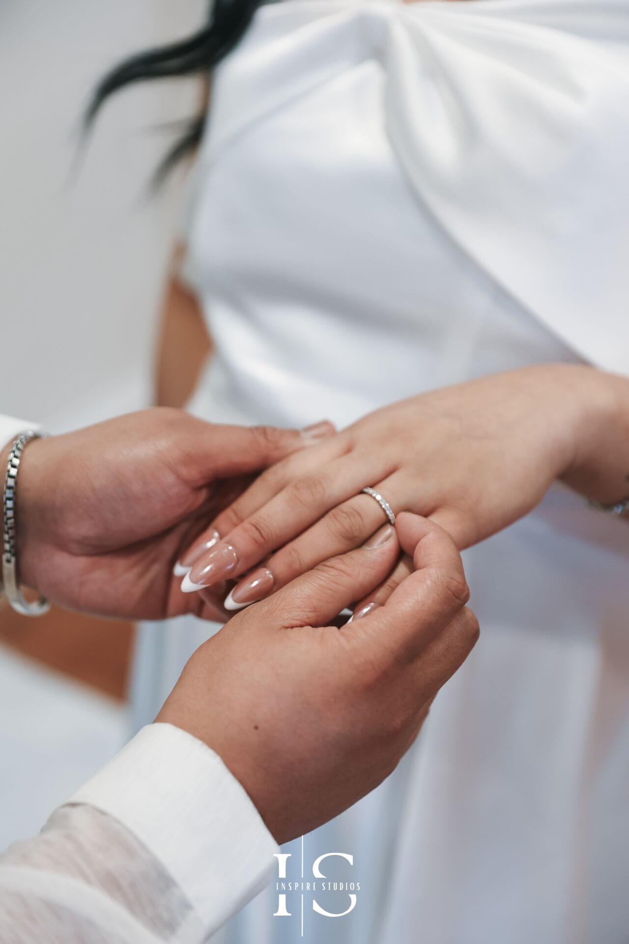 Civil wedding photos of a newly married couple at Danson House in Bexley.