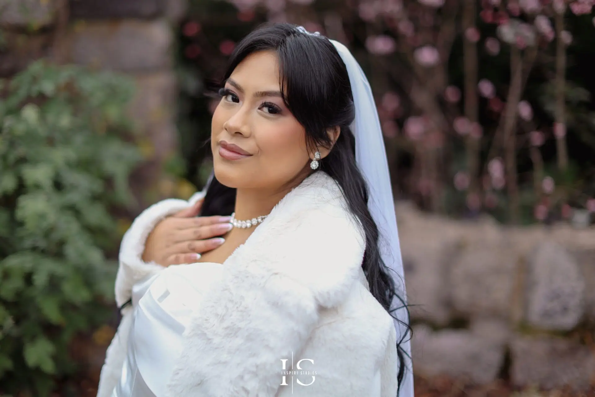 Filipino bride and groom during an outdoor registry portrait session by Inspire Studios in Bexley.