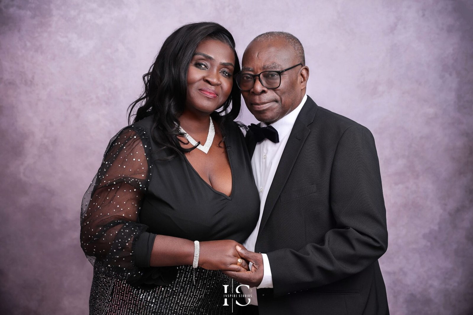 Milestone birthday photoshoot in London at Inspire Studios with professional studio lighting