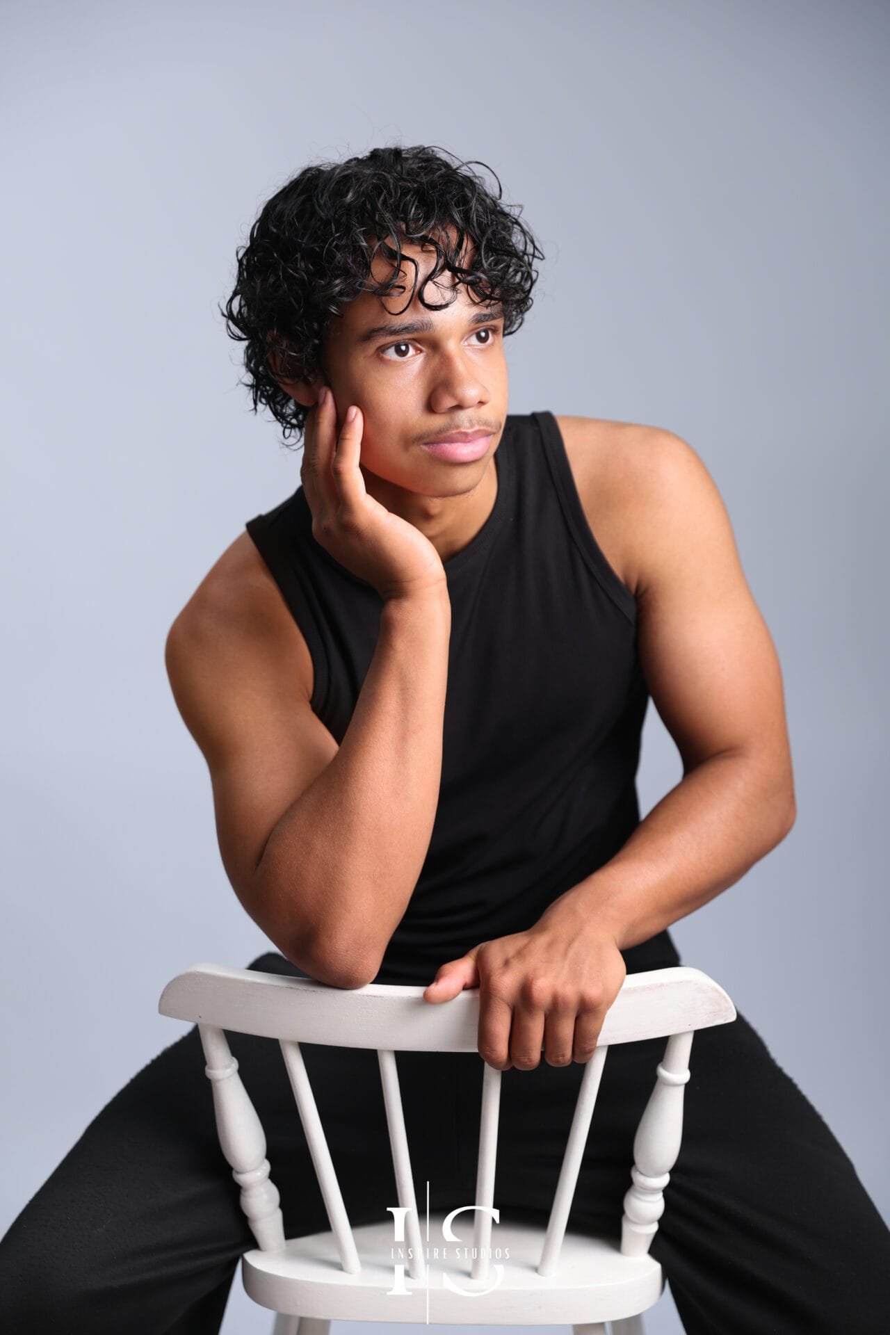 Photography studio for model portfolio photoshoots in London with professional portrait lighting.
