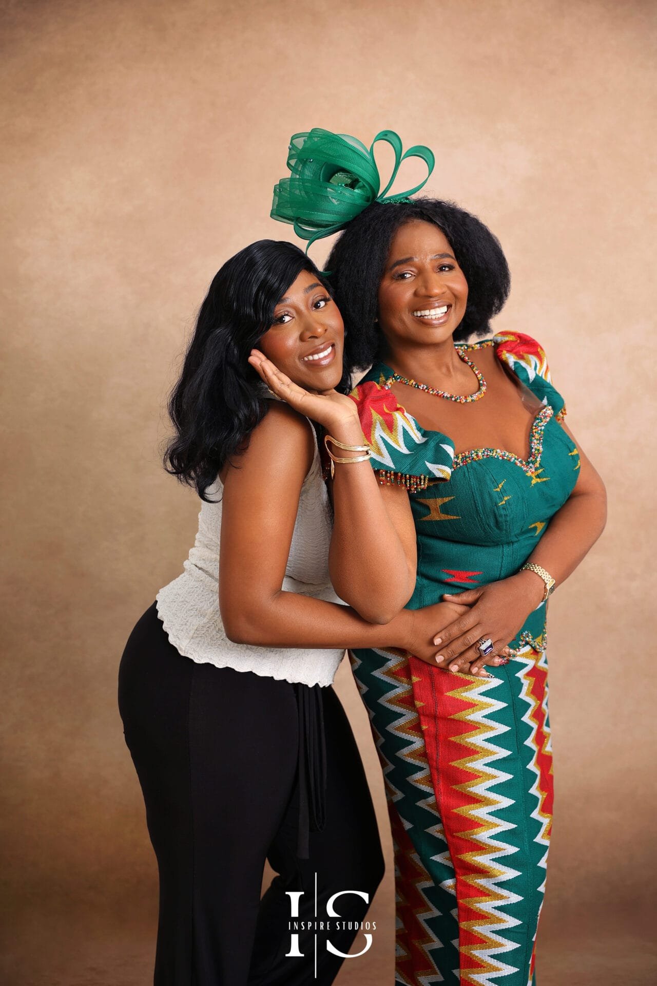 Senior birthday family studio photoshoot in London at Inspire Studios
