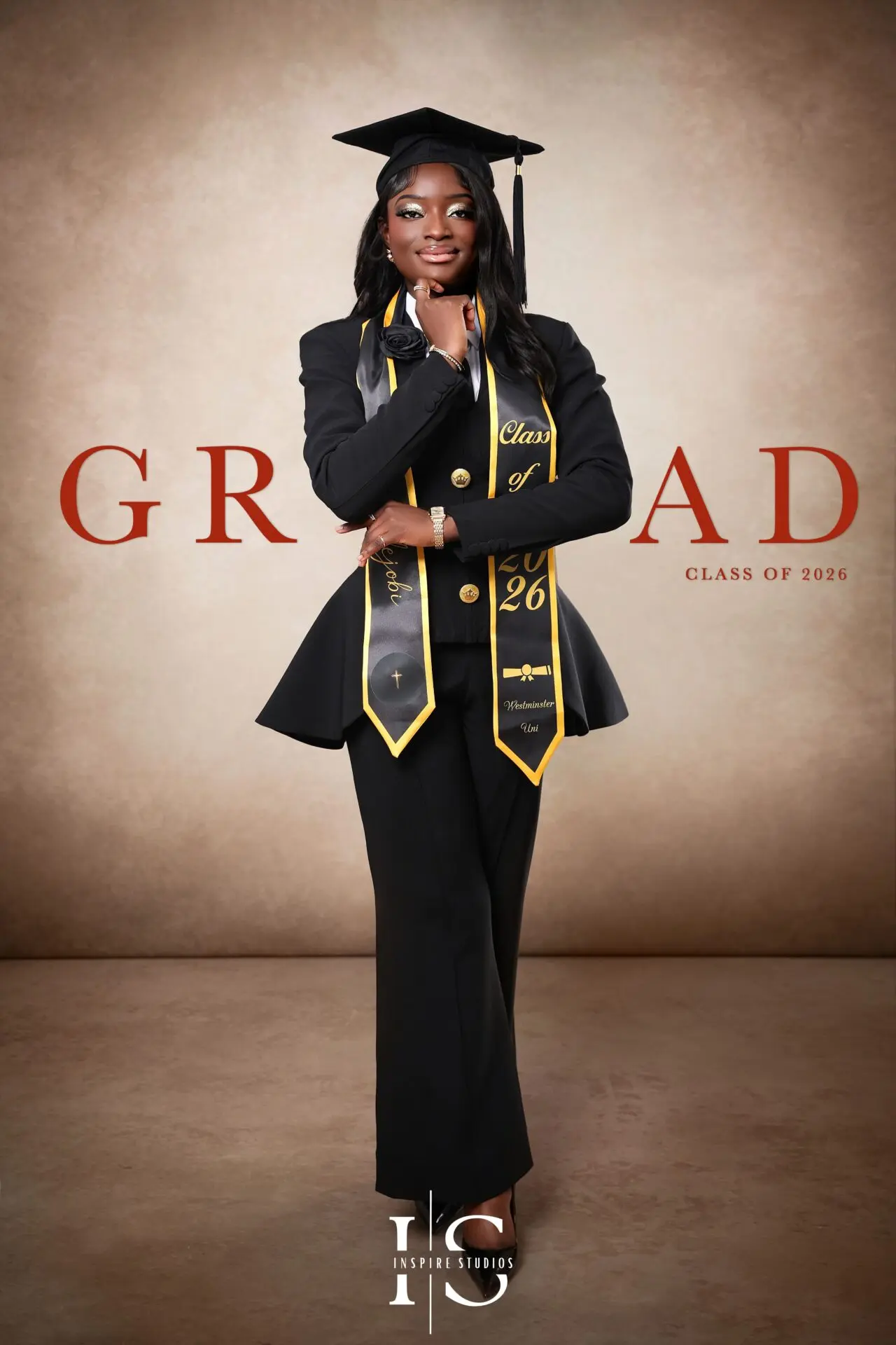 University graduation studio session in London 2026