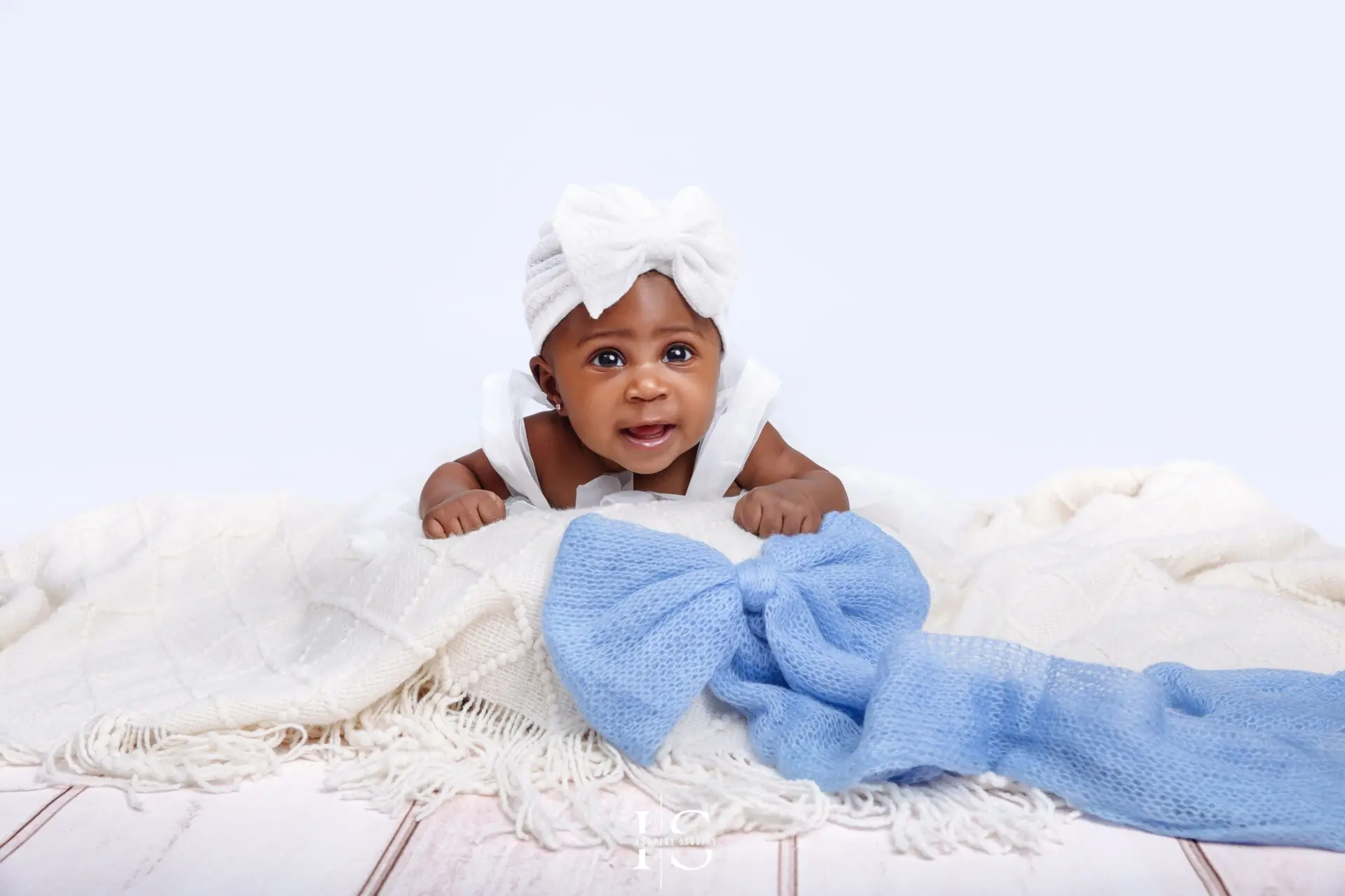 Six-month baby photoshoot ideas at Inspire Studios in East London