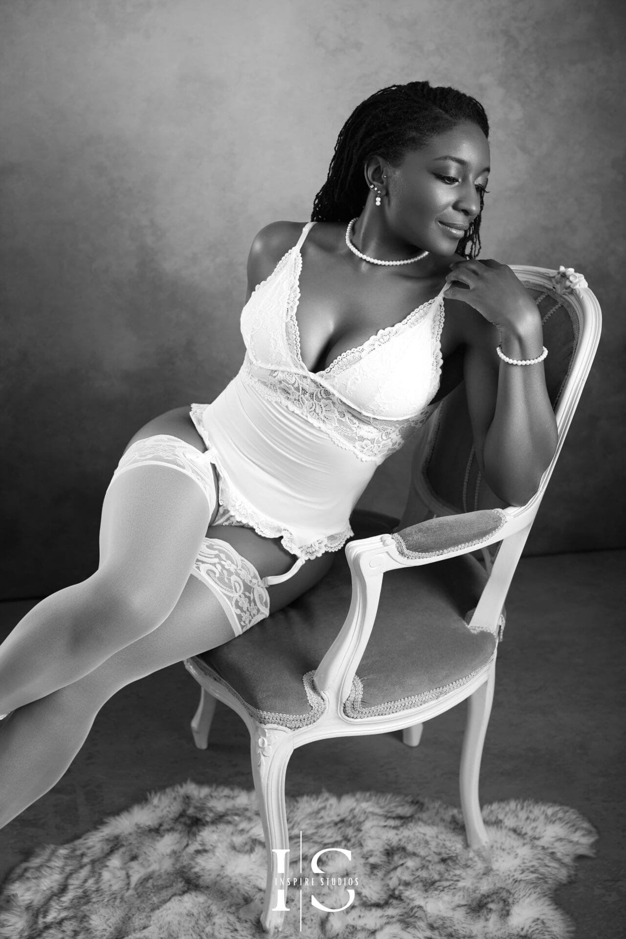Boudoir studio photography in London at Inspire Studios, East London
